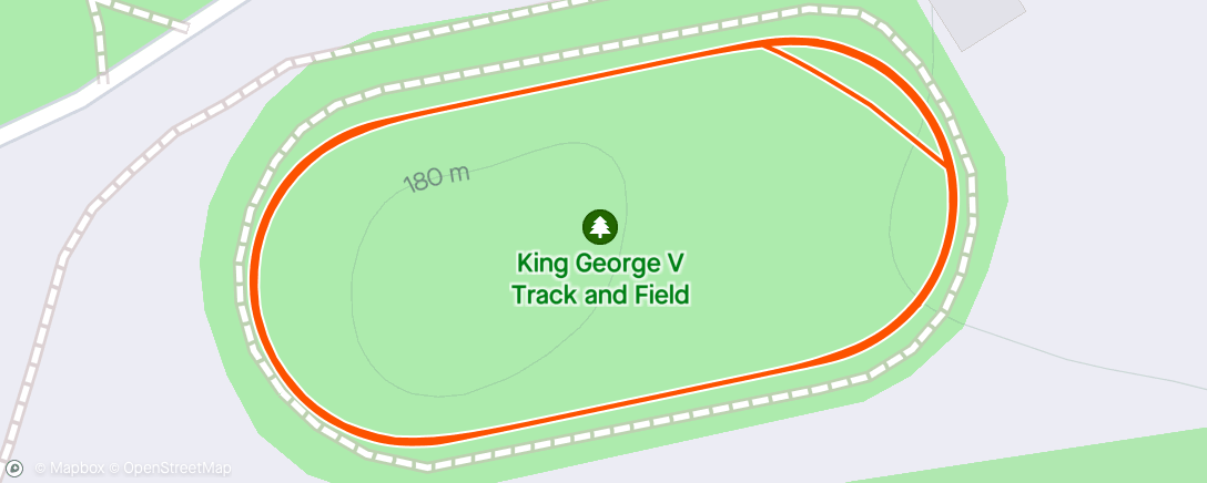 Map of the activity, Rhondda Tri track set