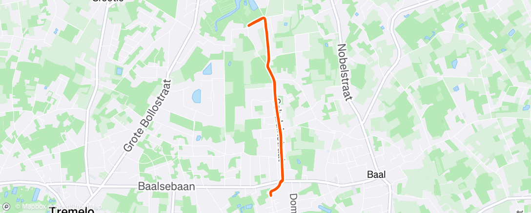 Map of the activity, Veldonkweg, Trenara 17/4 - recovery