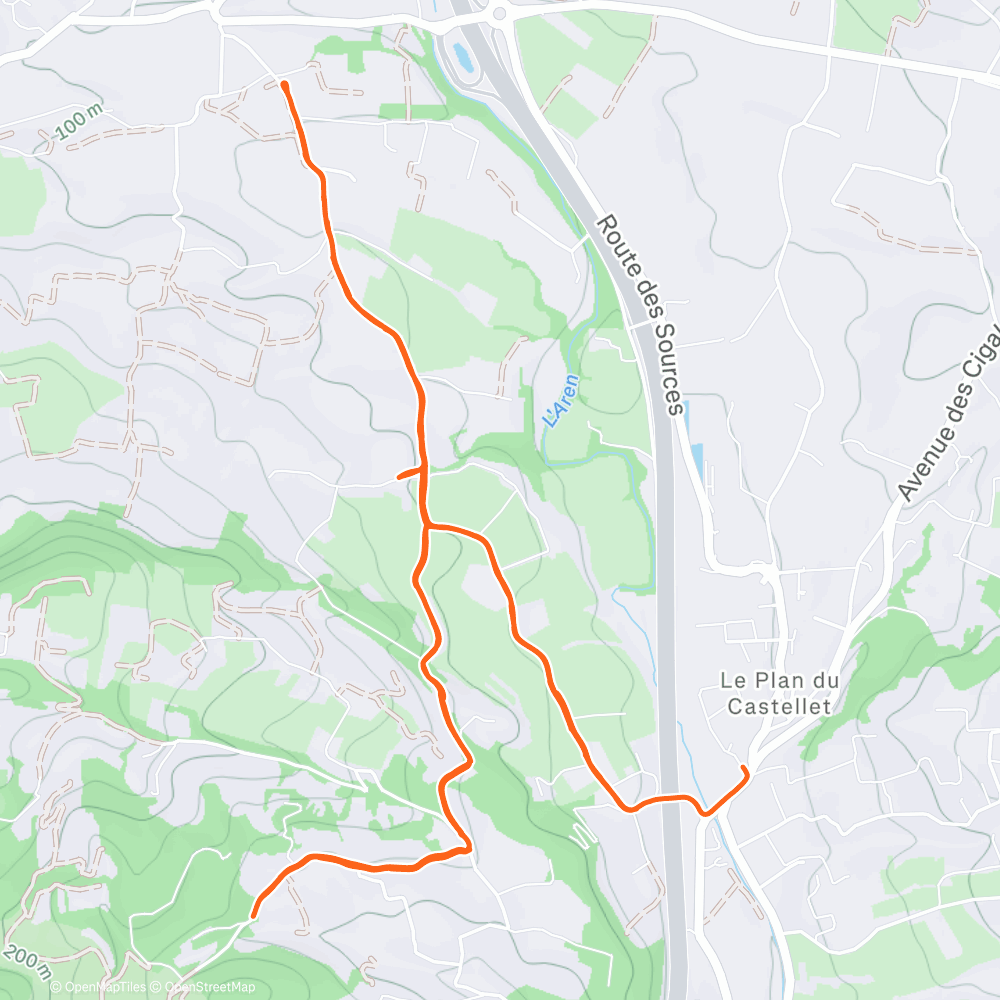 Carte de l'activité