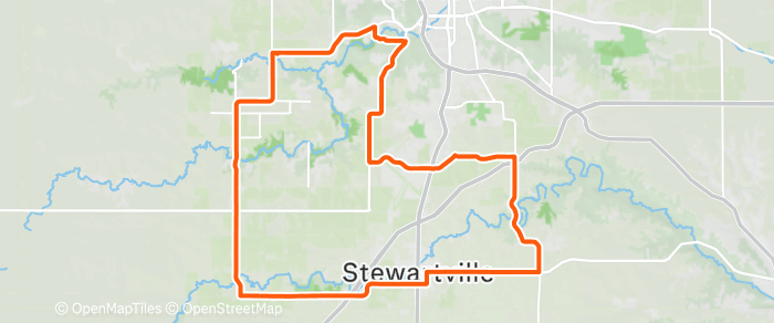 Route map for The We’re Riding Anyway Ride
