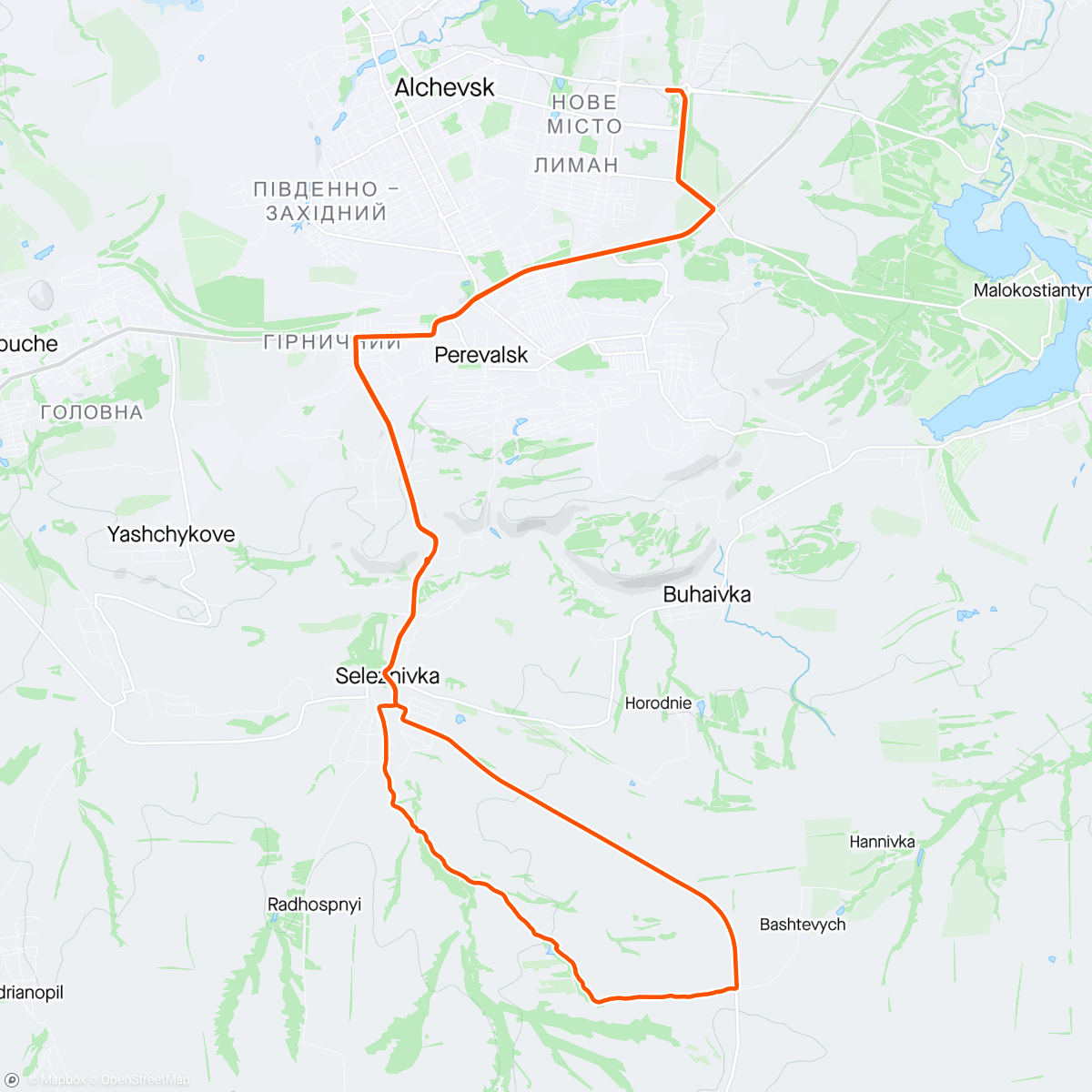 Map of the activity, Панский ставок