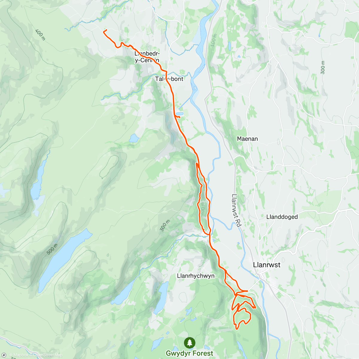 Map of the activity, Darraghmageddon