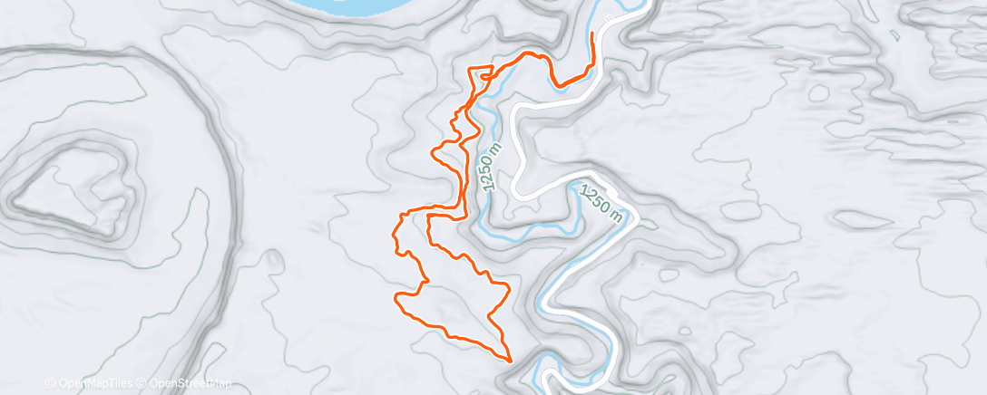 Map of the activity, Afternoon Ride