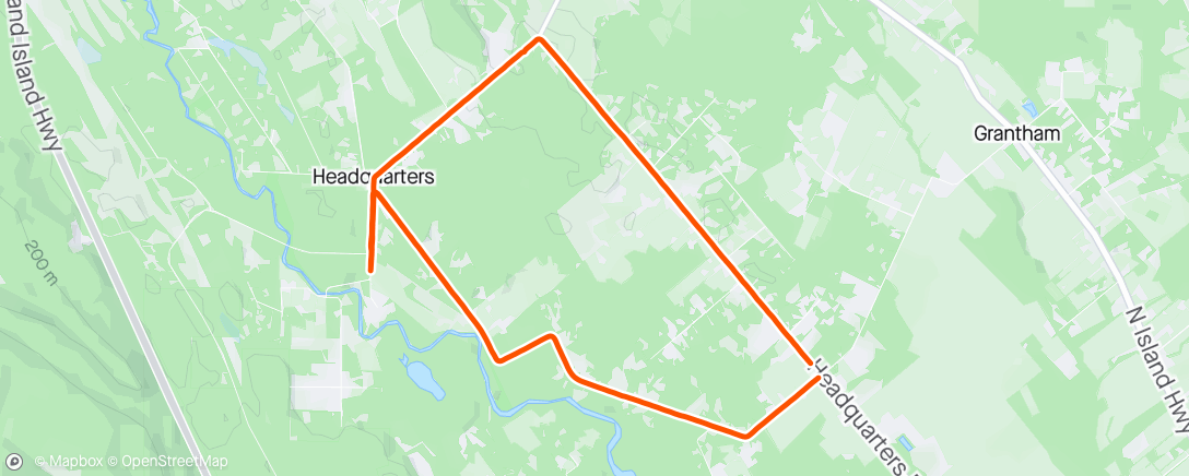 Map of the activity, Morning Pacework