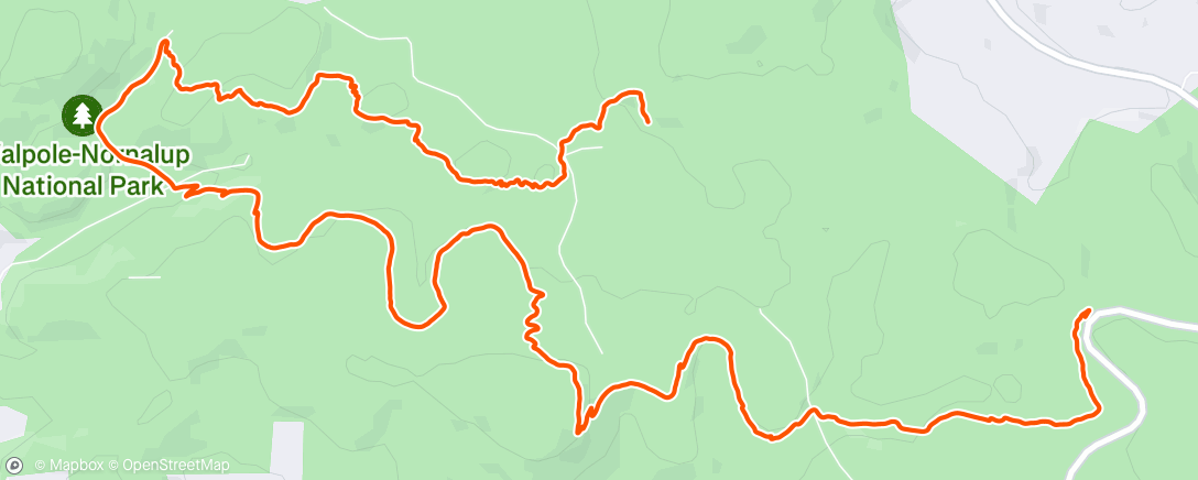 Map of the activity, Afternoon Ride