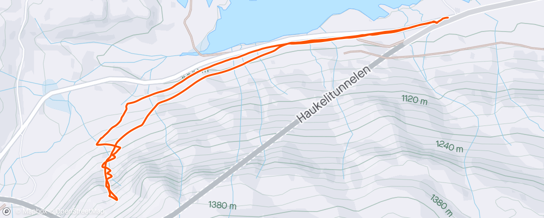 Map of the activity, Oppdrag hente ski