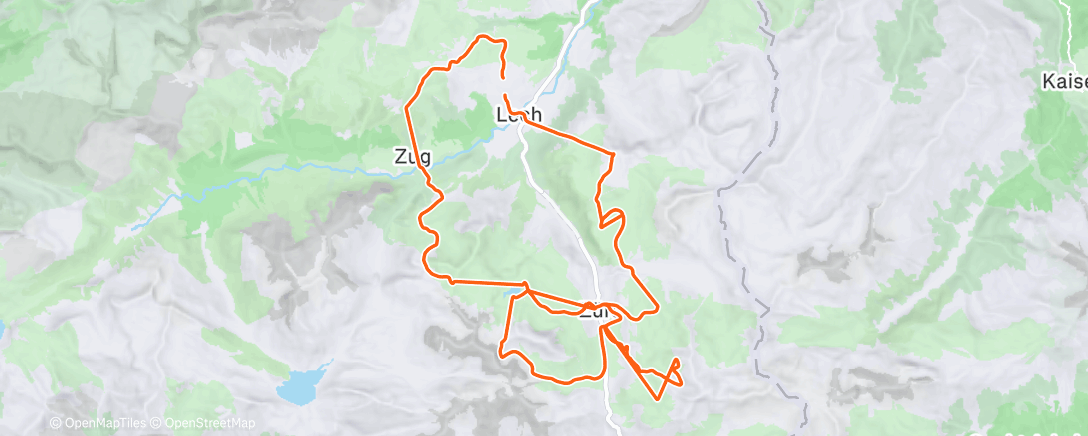 Map of the activity, Ski Arlberg Skifahren