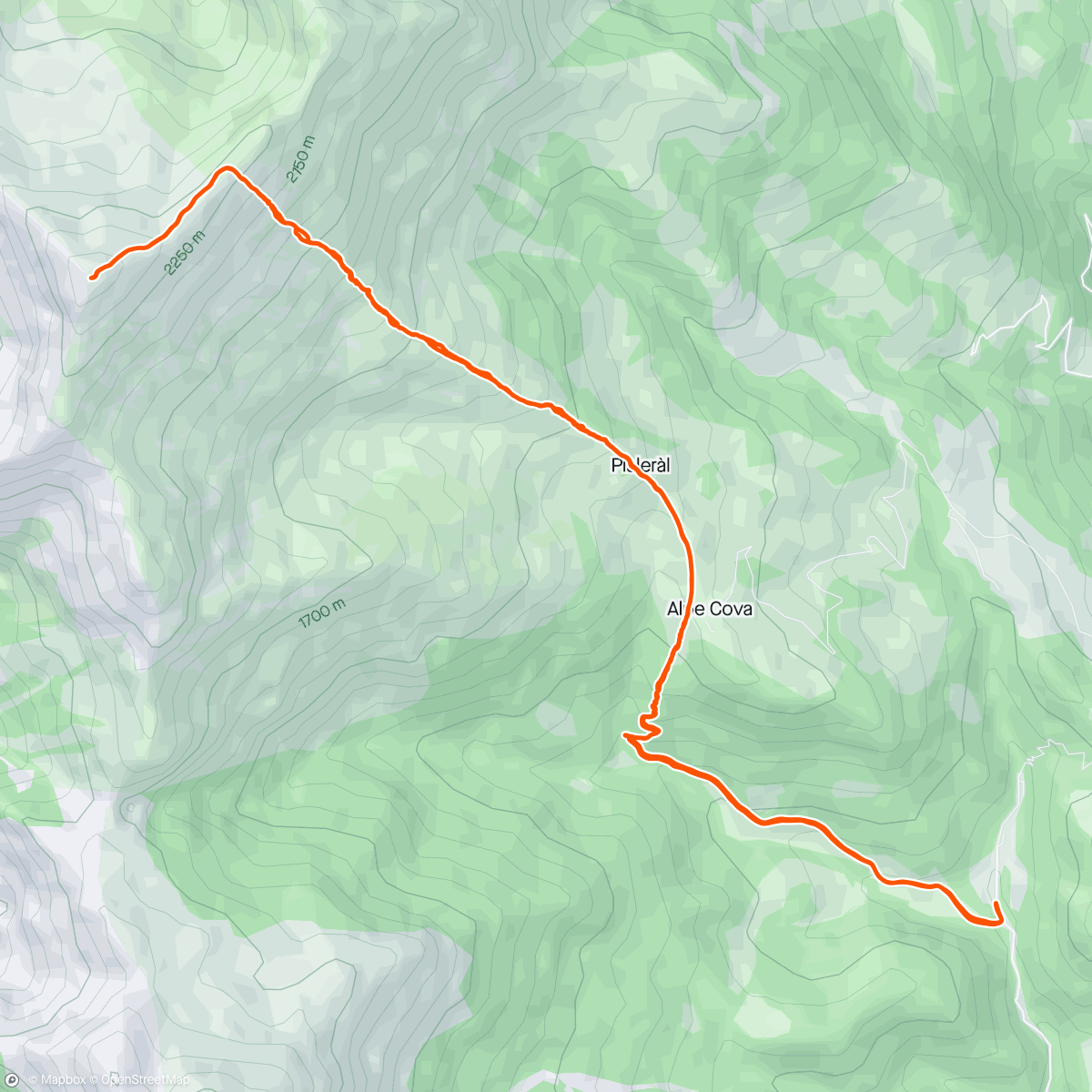 Map of the activity, Grigna settentrionale ( Grignone)salita dalla via invernale