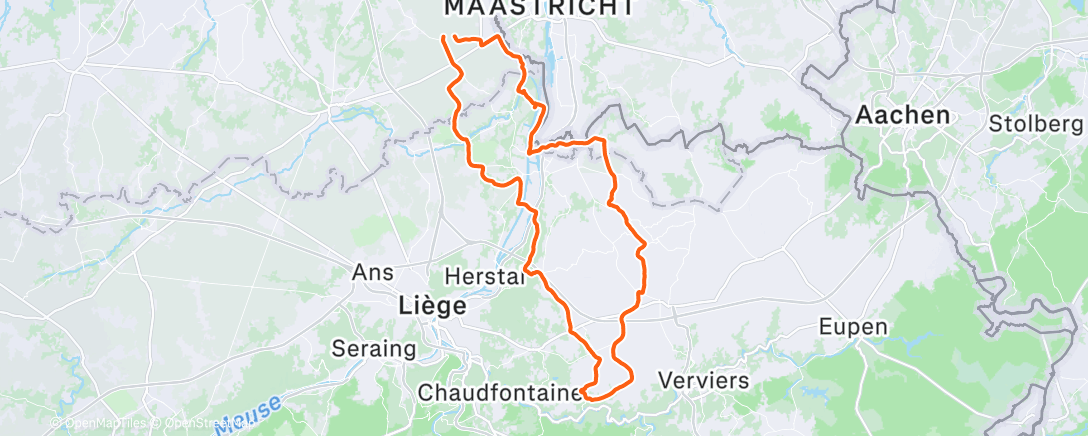 Map of the activity, Middagrit