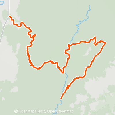 Day 5 Cascade to R Snake Campground KINDNESS | 42.2 mi Cycling Route on ...
