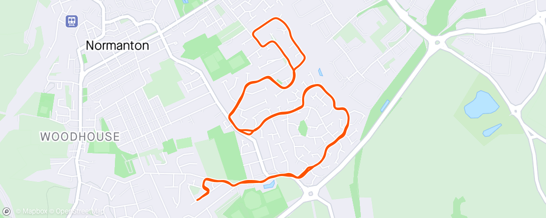 Map of the activity, Nice to be back running