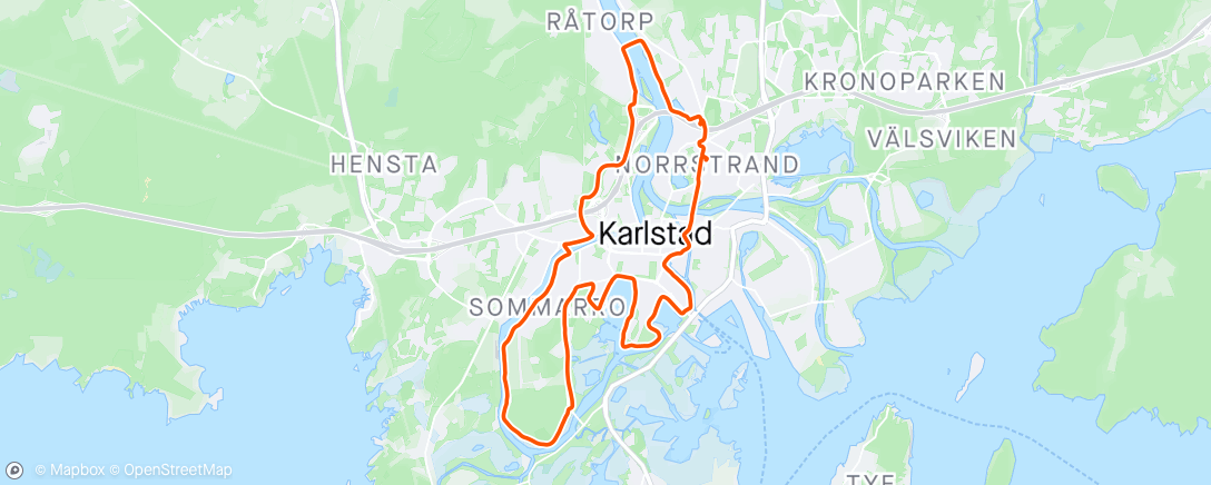 Map of the activity, Kvälls mys