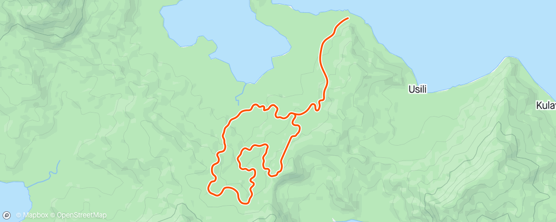 アクティビティ「Zwift - Jungle Circuit in Watopia」の地図