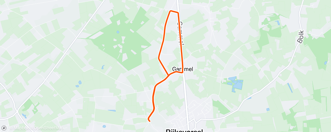 Mapa de la actividad, Klunen