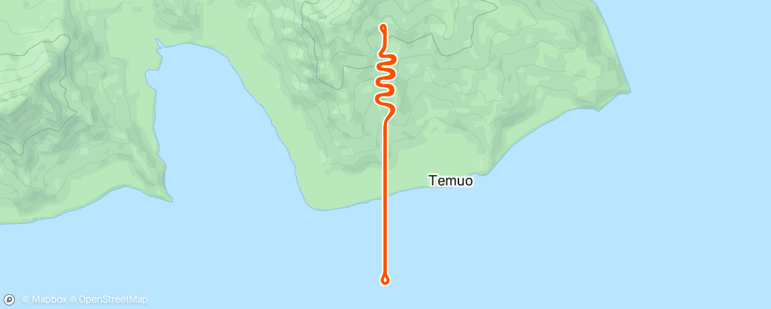 Map of the activity, Zwift - Tempo 3 x 10 minutes on Oh Hill No in Watopia
