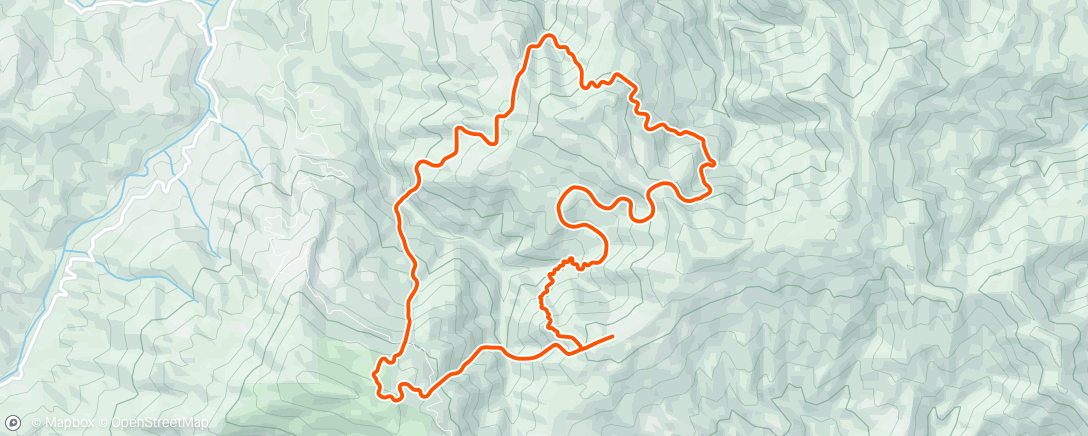 Mapa da atividade, Zwift - in France