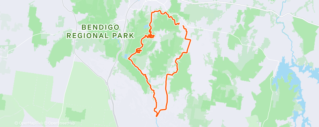 Map of the activity, Morning Ride
