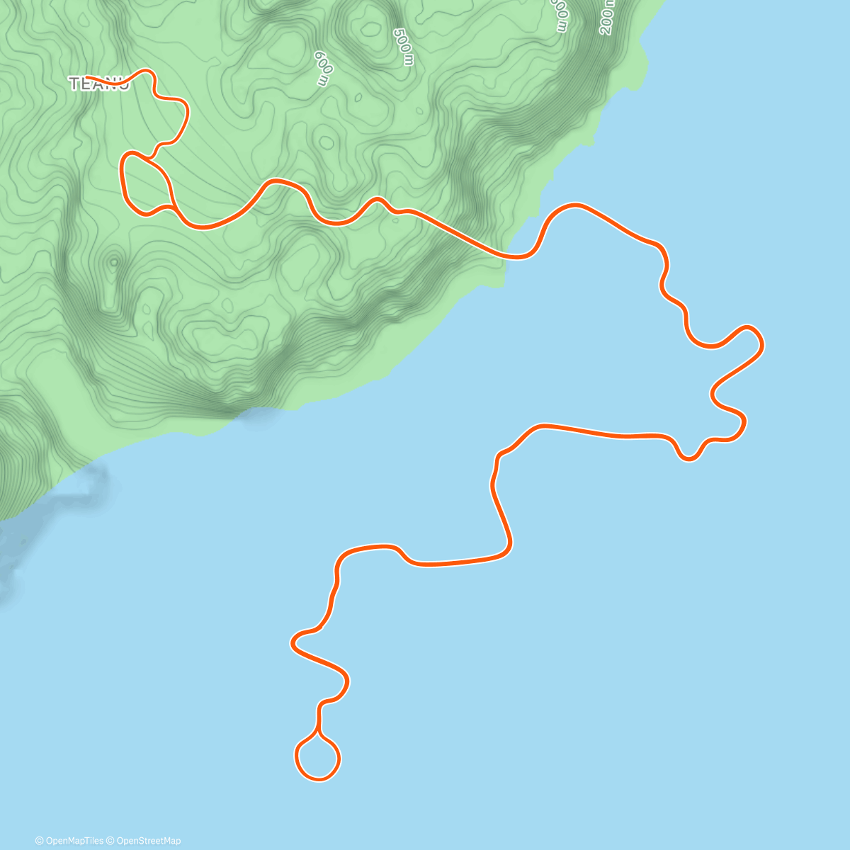 Map of the activity, Zwift - JOIN: 12x 4 min intensieve duurintervallen on Tempus Fugit in Watopia