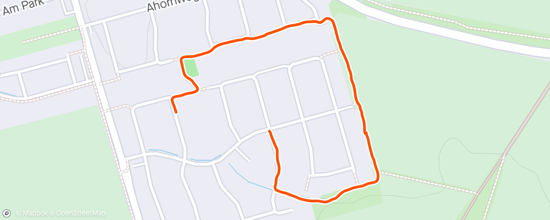 Карта физической активности (Spaziergang am Morgen)
