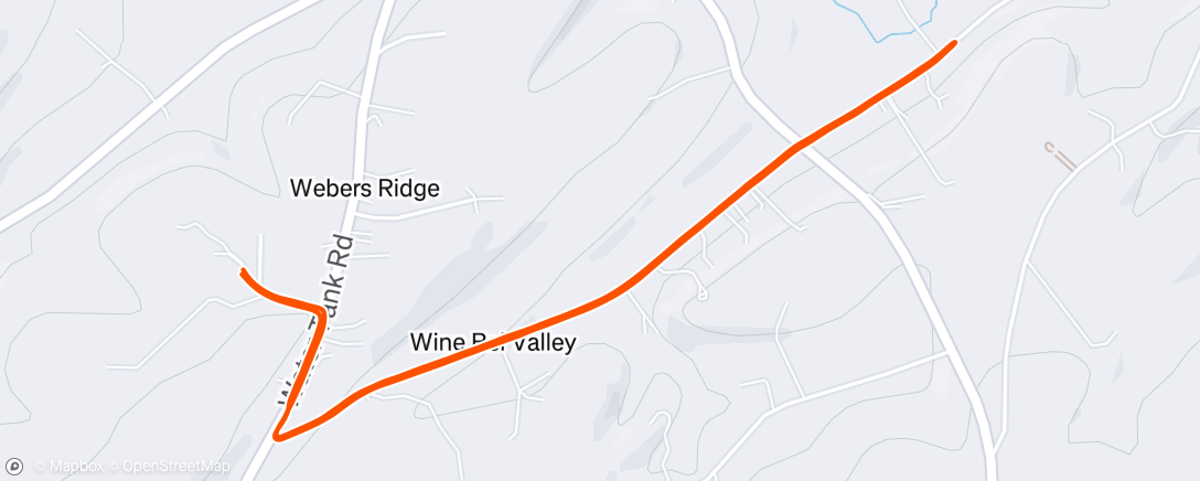 Map of the activity, Morning Walk