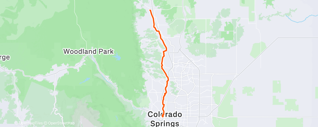 Map of the activity, Gravel le matin