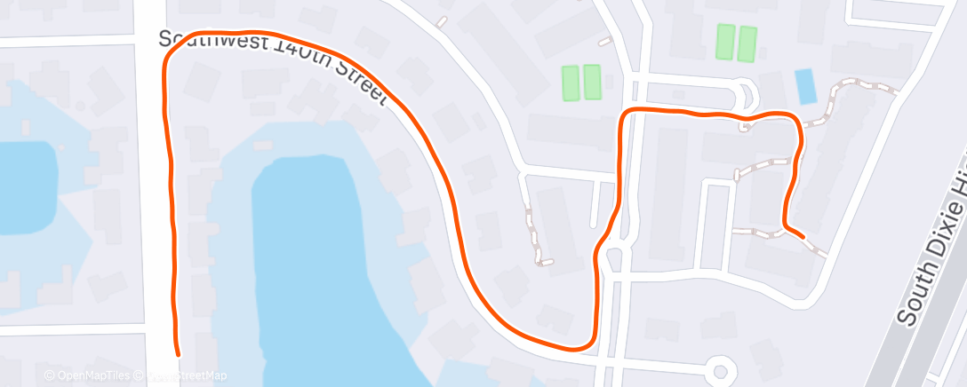 Map of the activity, Lunch Walk