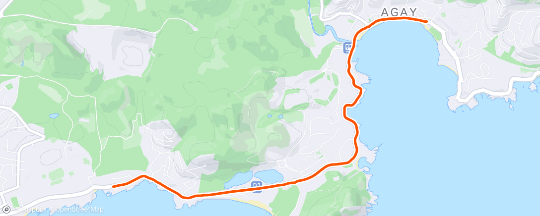 Map of the activity, Footing aller travail transition