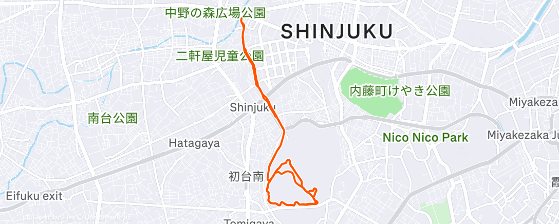 Map of the activity, クロカンLSD-30K