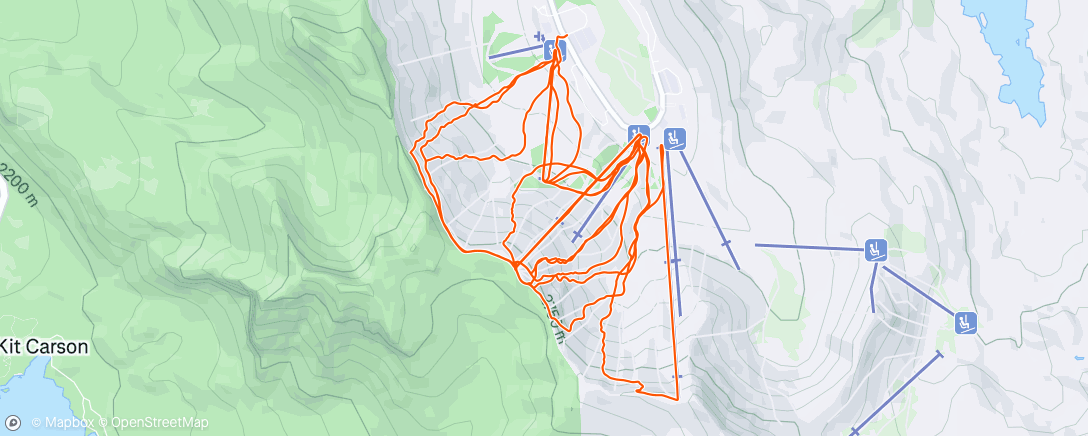 Map of the activity, Day 1, at the ‘wood