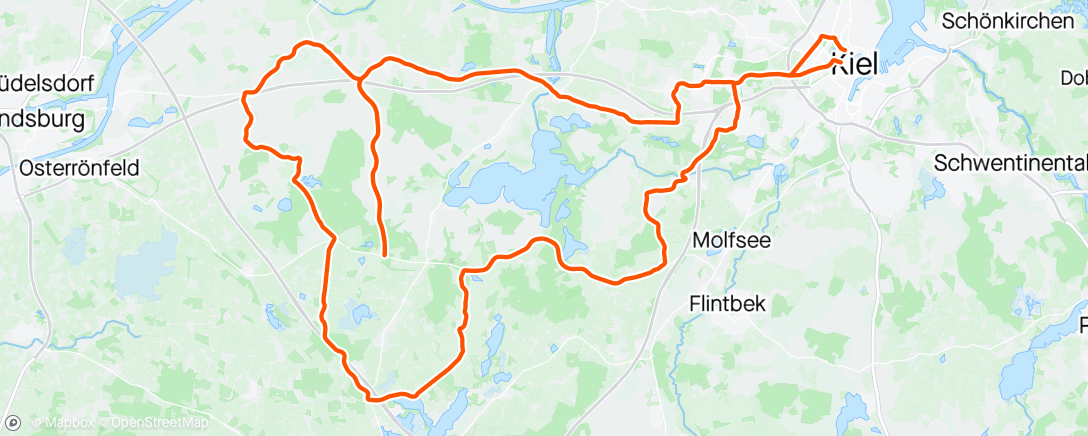 Map of the activity, DuskPatrol - Tête de la course