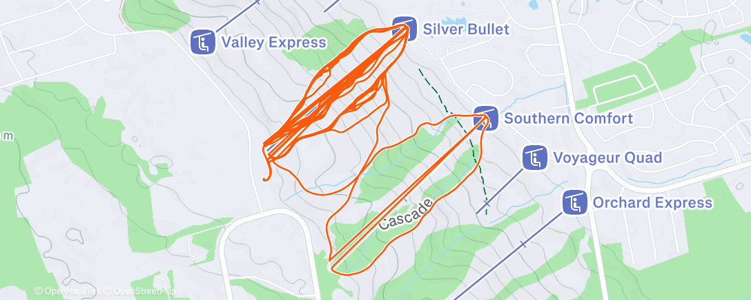 Mappa dell'attività Morning Snowboard