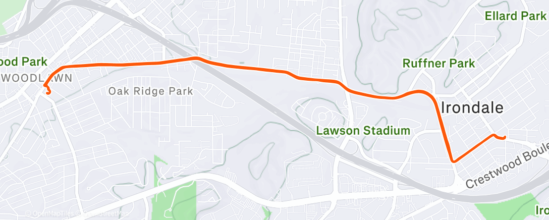 Карта физической активности (Commute)