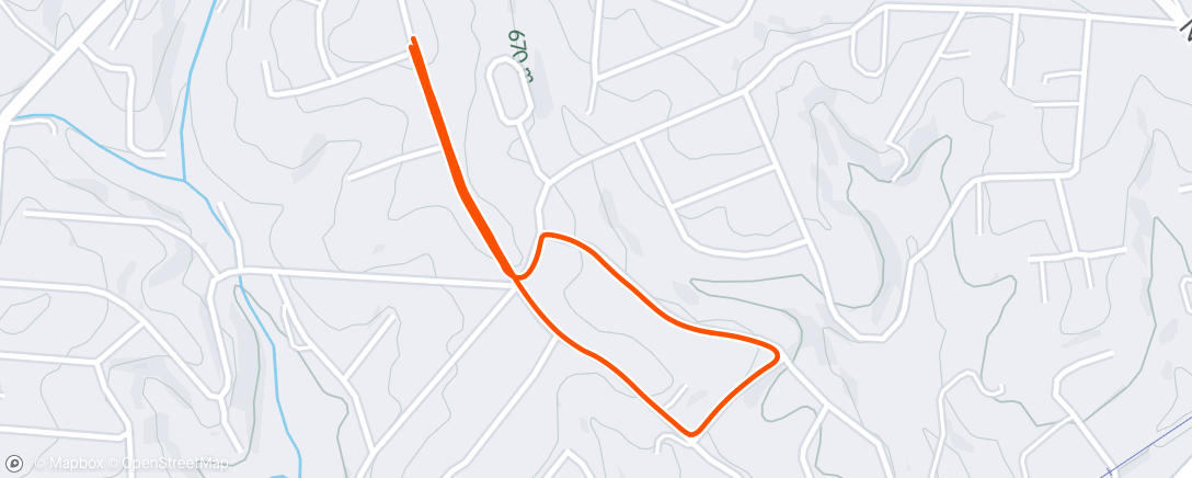 Map of the activity, Caminata por la tarde