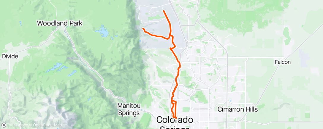 Map of the activity, Colorado #3