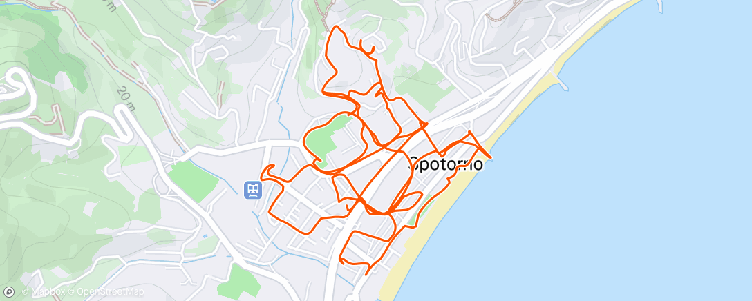 Map of the activity, Spotorno🏖🌅