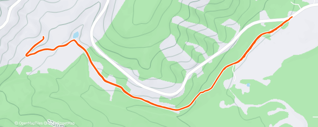 Map of the activity, Snowy vertcovery