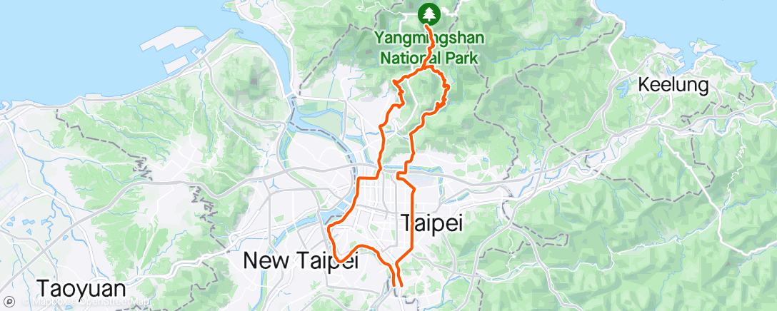 Map of the activity, 22/04/2024 Rapha Company Ride 冷水坑