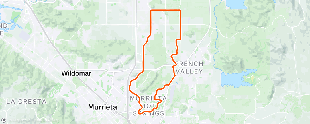 Map of the activity, Morning Ride