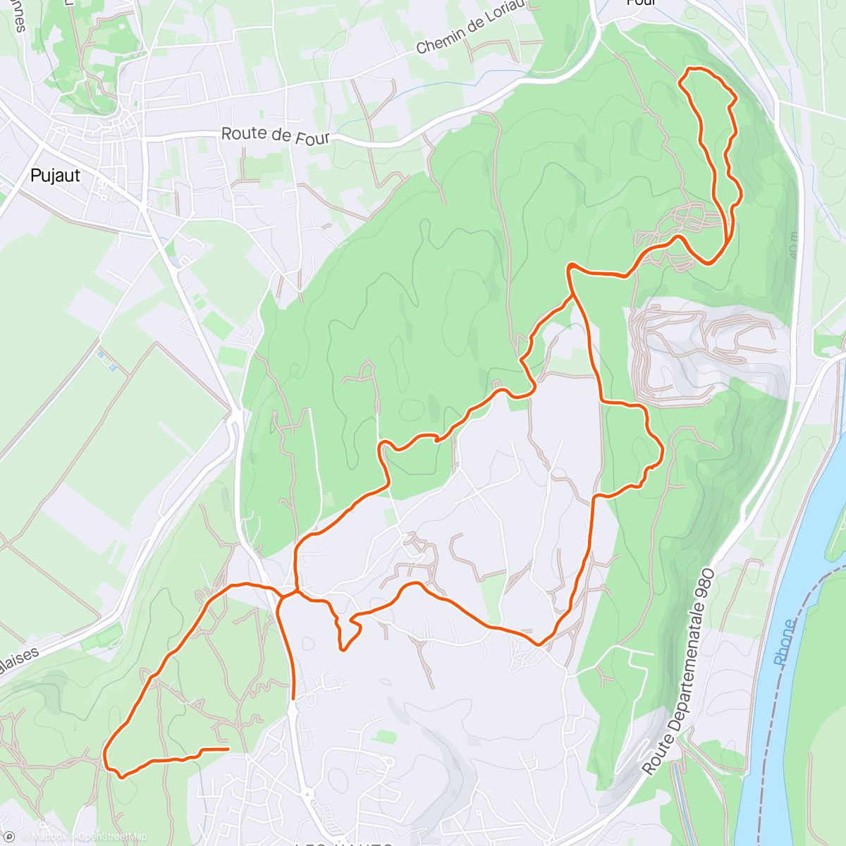 Map of the activity, La Der des Der Pedalerie VLA 🥲