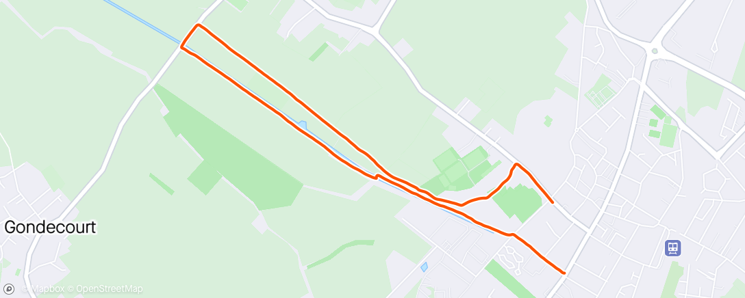 Map of the activity, Échauffement avant Paris Roubaix 📺🎙️