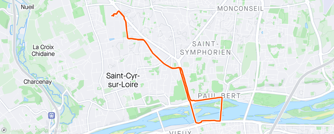 アクティビティ「Marche le midi」の地図