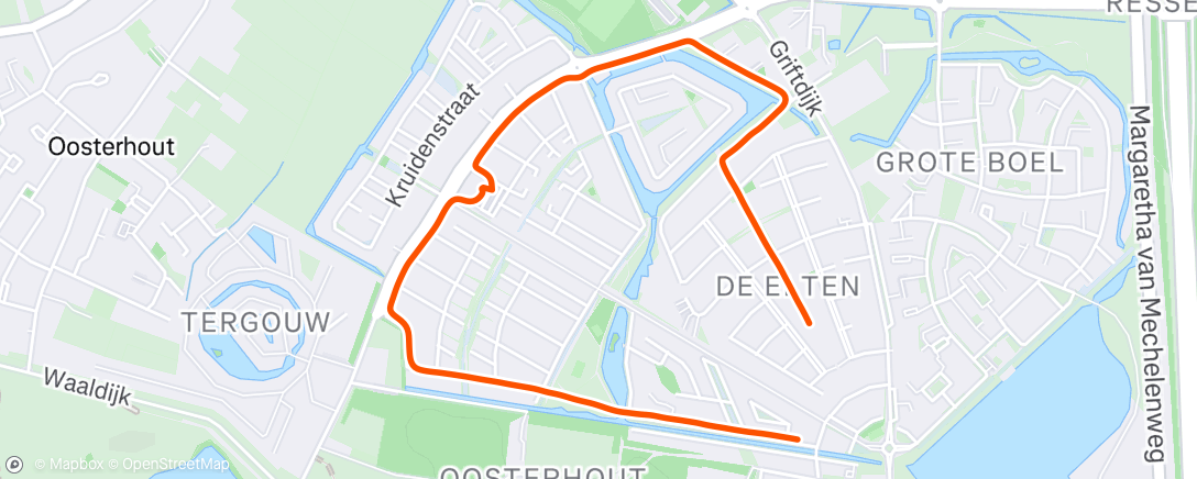 Map of the activity, #169 welkom thuis rondje