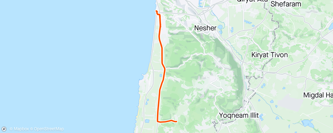 Map of the activity, Route 4