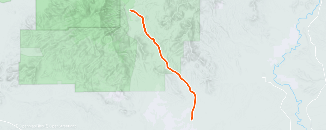 Map of the activity, Lunch Ride