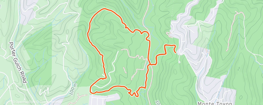 Map of the activity, Unlocked trail riding from the house 🥰✨
