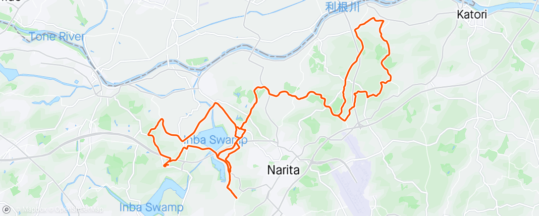 Mappa dell'attività インバスター朝練