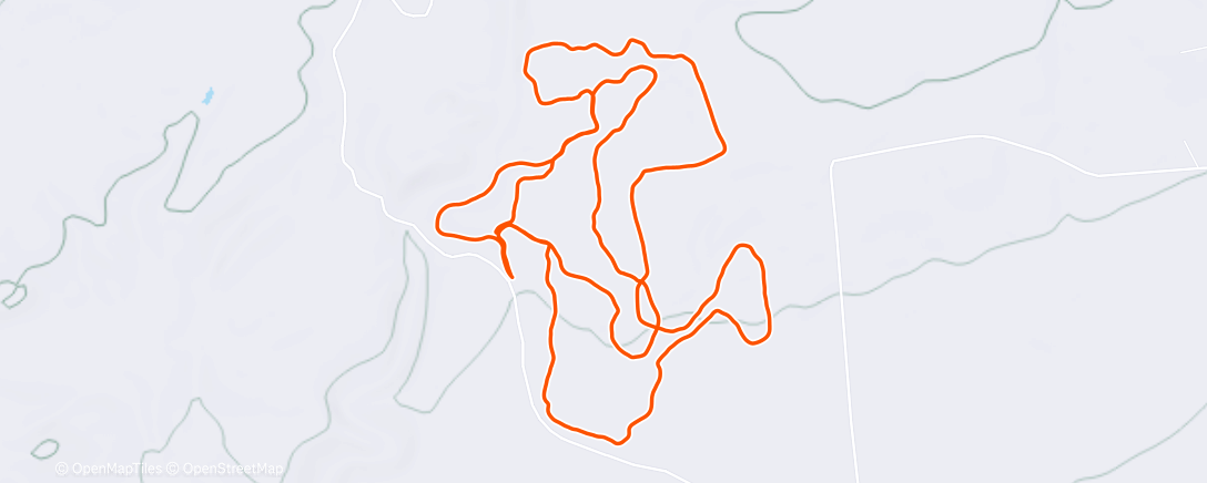 Map of the activity, Lunch Nordic Ski