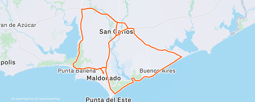 Map of the activity, 2025-12-24Ride