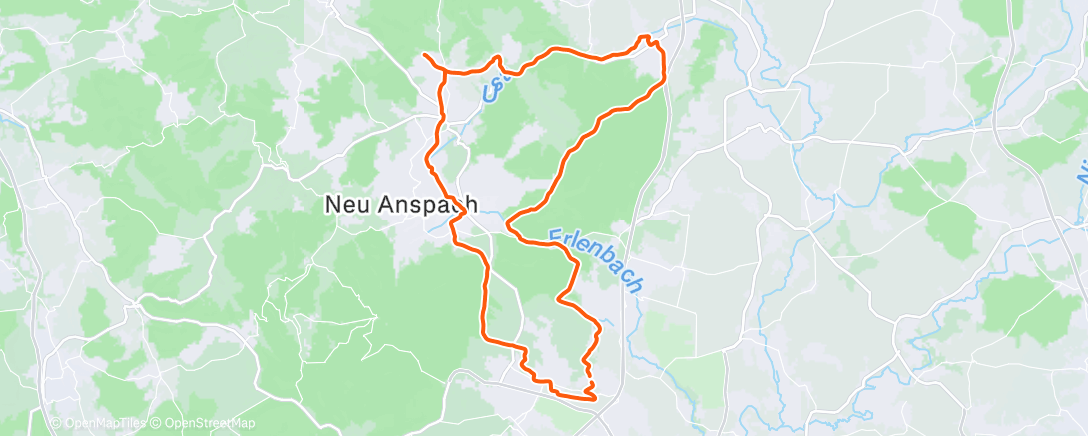 Map of the activity, Gravelrunde Eschbach ❄️❄️