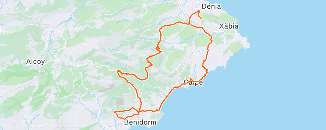 Map of the activity, Wielersport